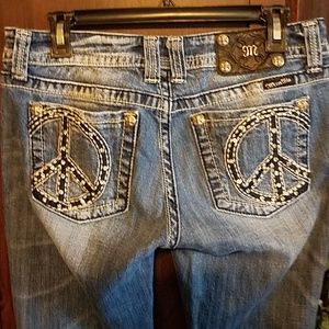 Distressed Miss Me jeans sz 31 mid rise